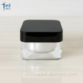 50g Frosted White Square Acrylic Cosmetic Jar